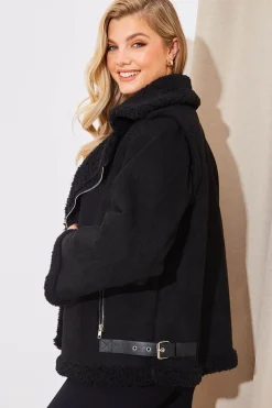 2 In 1 Aviator Coat Gilet