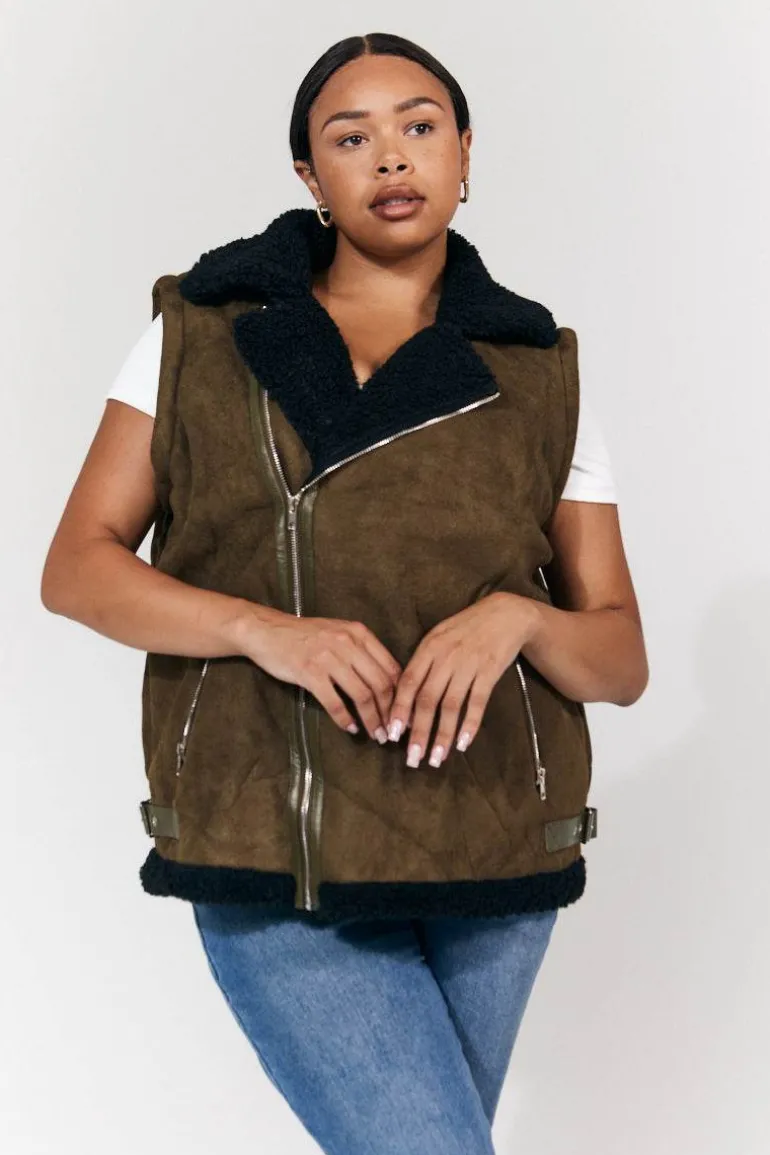 2 in 1 Aviator Coat/Gilet
