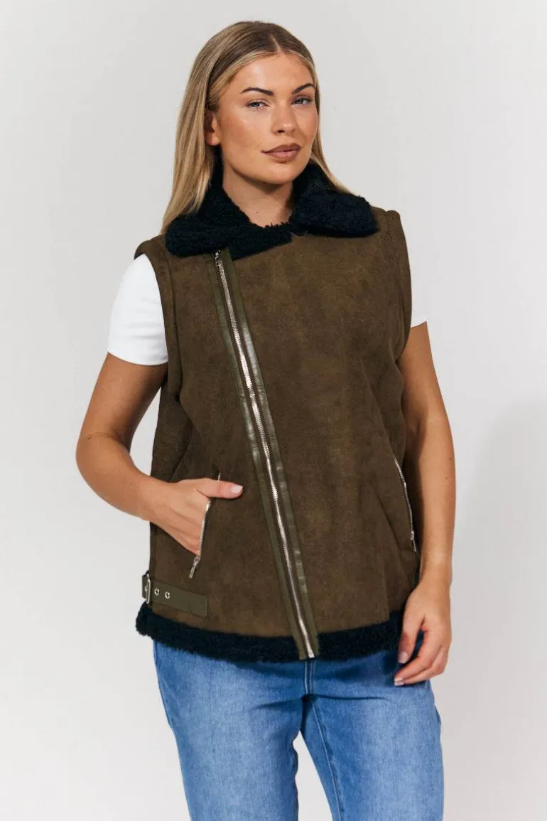2 in 1 Aviator Coat/Gilet