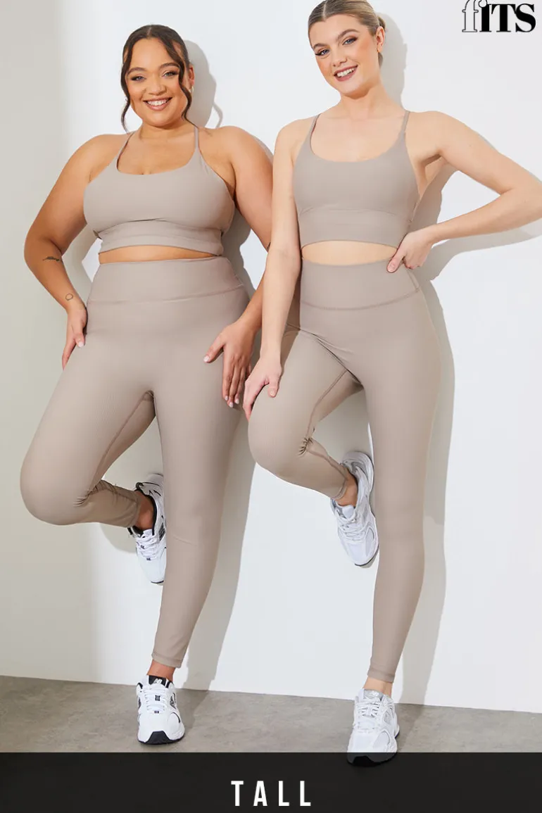 Active Sculpt Ribbed Sports Leggings
