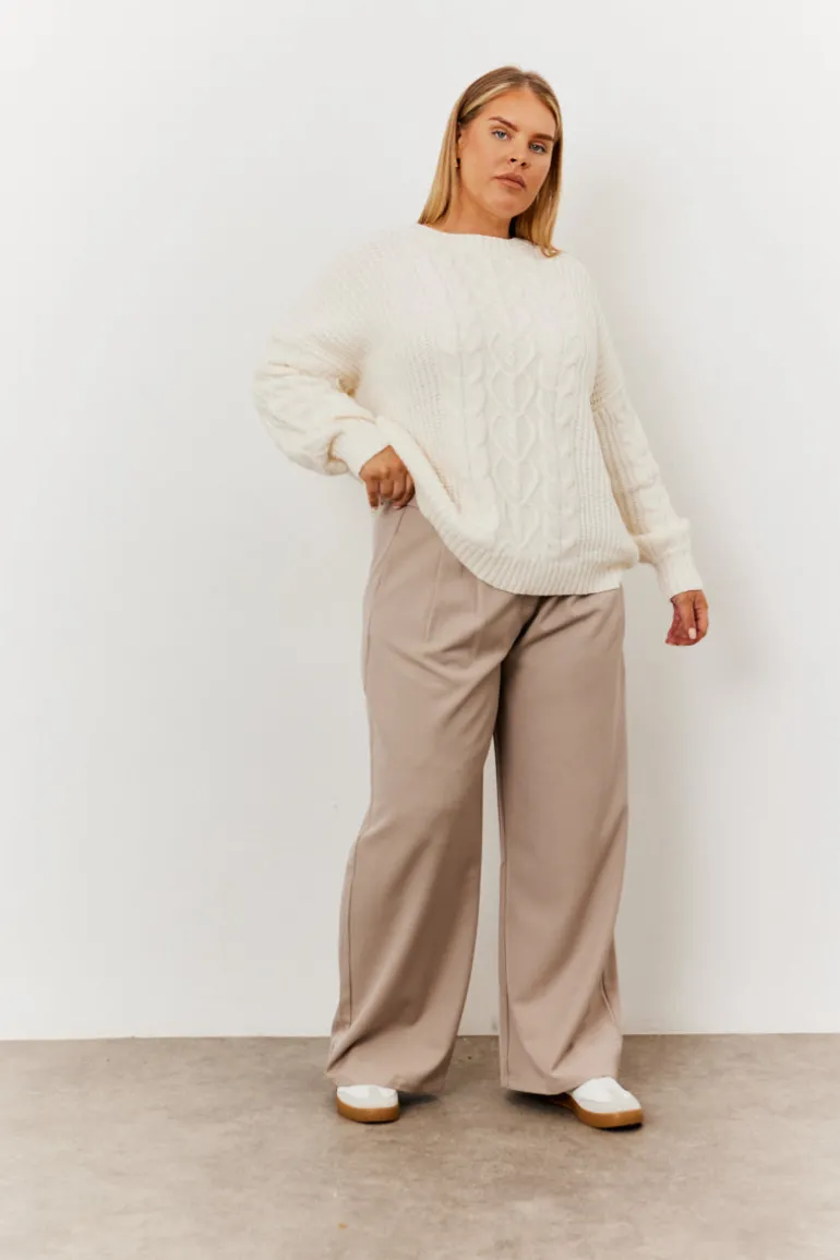 Adjustable Wide Leg Trouser