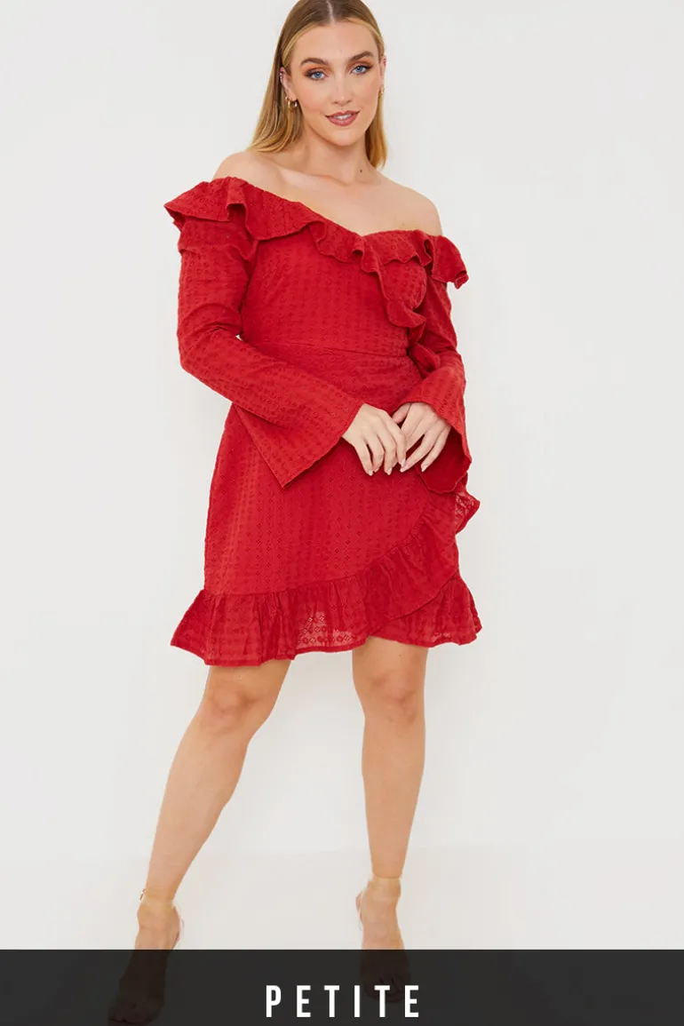 Bardot Broderie Anglaise Mini Dress