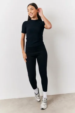 Black 2 Pack Jersey Kickflare and Legging