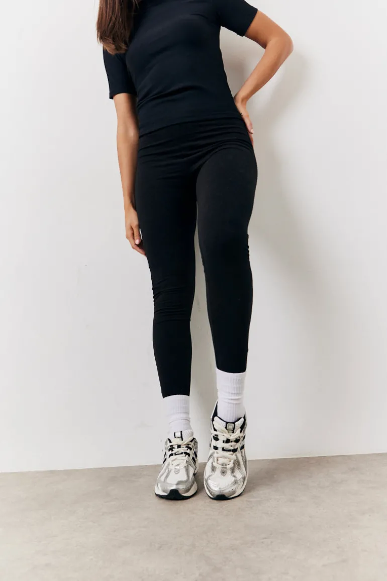 Black 2 Pack Jersey Legging