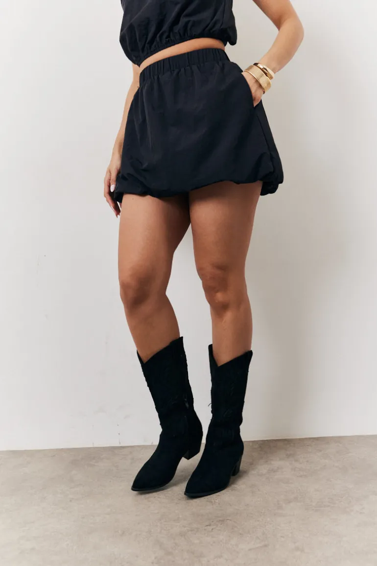 Black Balloon Co-Ord Mini Skirt