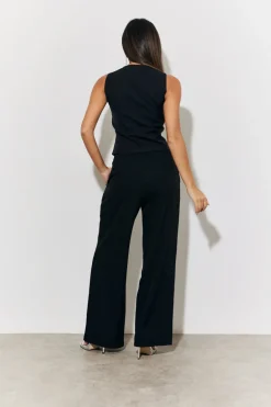 Black Embellished Waistcoat