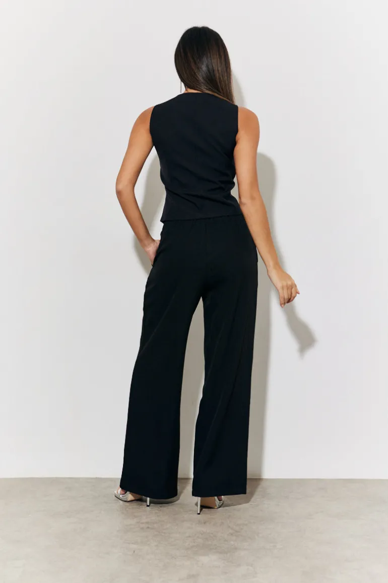 Black Embellished Waistcoat