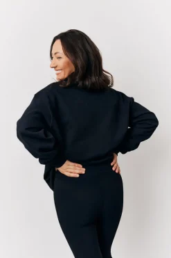 Black Team Bride Slogan Sweatshirt