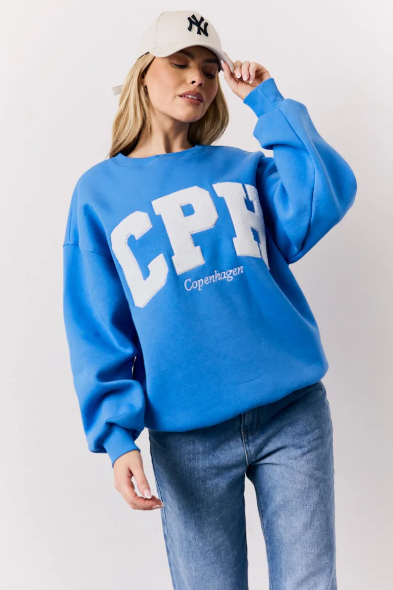 Blue Borg Graphic Sweater
