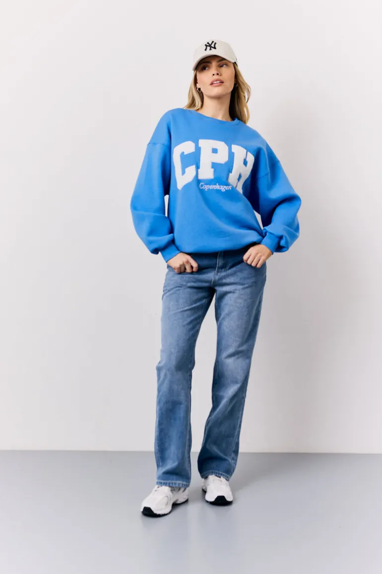 Blue Borg Graphic Sweater