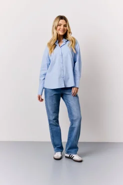 Blue Oversized Shirt