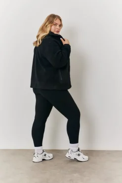 Borg Jacket With Pocket Detail