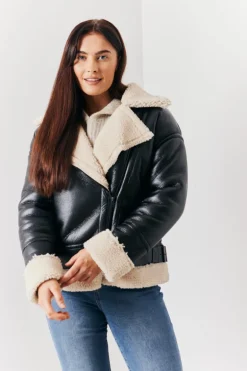 Borg Trim Aviator Jacket