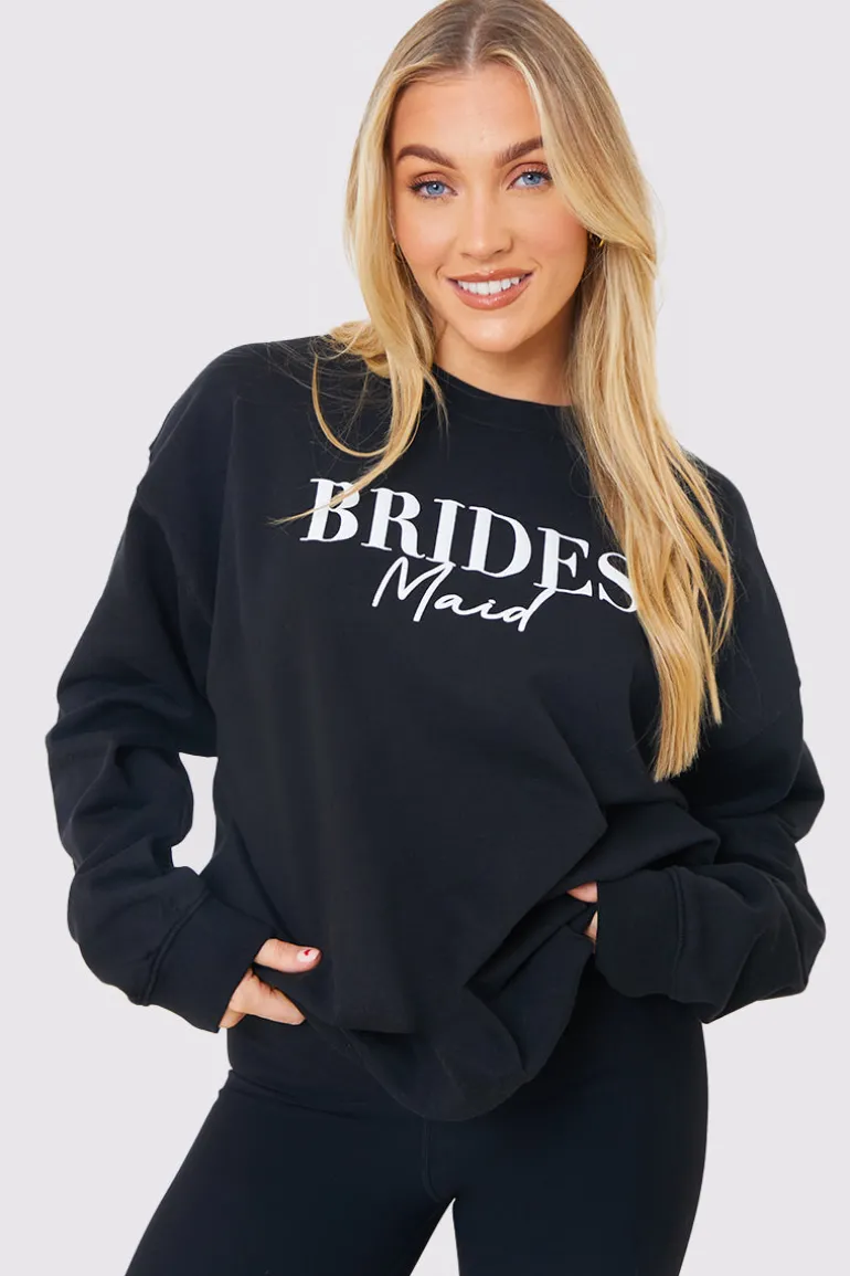 Bridesmaid Crew Neck Sweatshirt