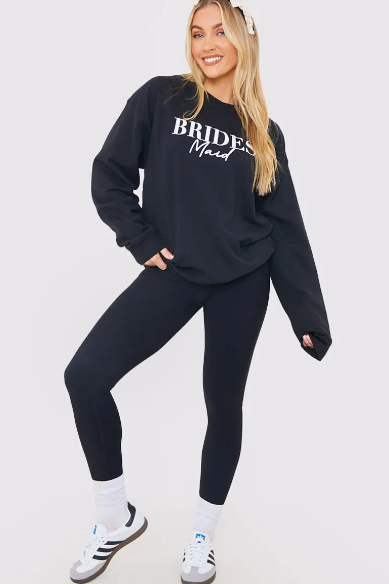 Bridesmaid Crew Neck Sweatshirt