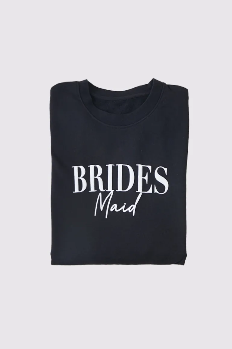 Bridesmaid Crew Neck Sweatshirt