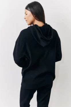 Brushed Rib Co Ord Hoodie