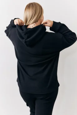 Brushed Rib Co Ord Hoodie