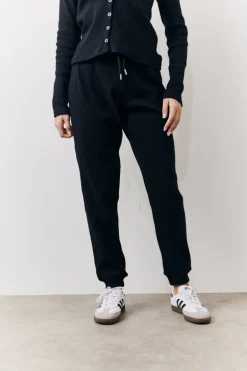 Brushed Rib Co Ord Slim Joggers