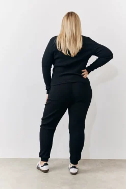 Brushed Rib Co Ord Slim Joggers