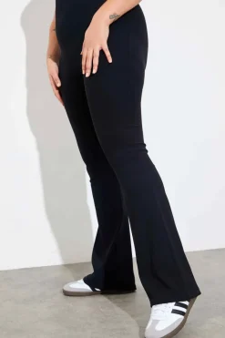 Built-In Bra Flare Leg Sculpt and Control Unitard