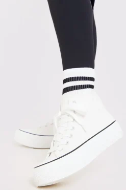 Canvas High Top Trainers