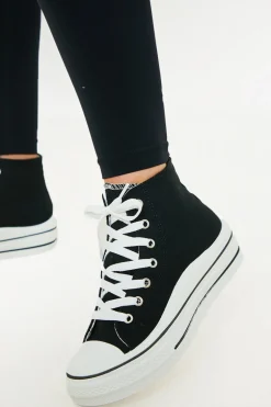 CANVAS HIGH TOP TRAINERS