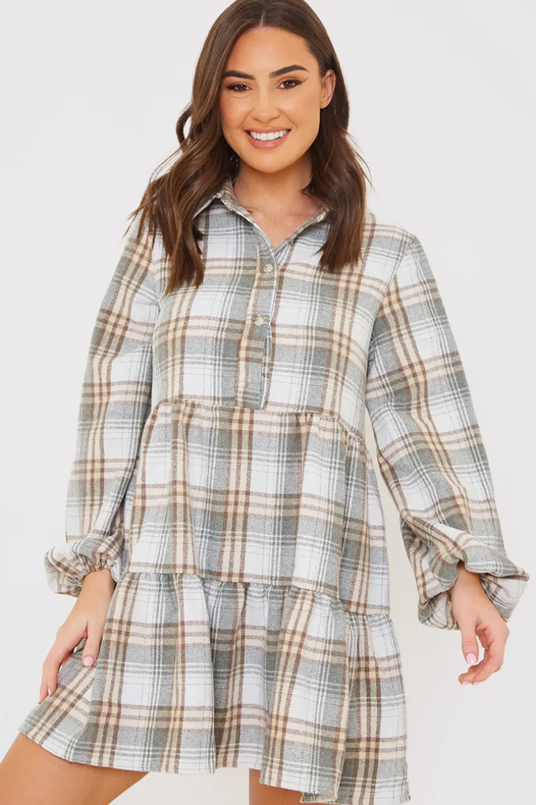 Collared Smock Dress