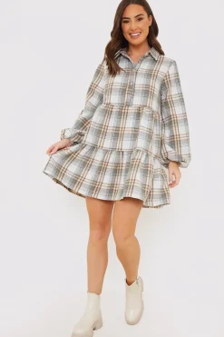 Collared Smock Dress