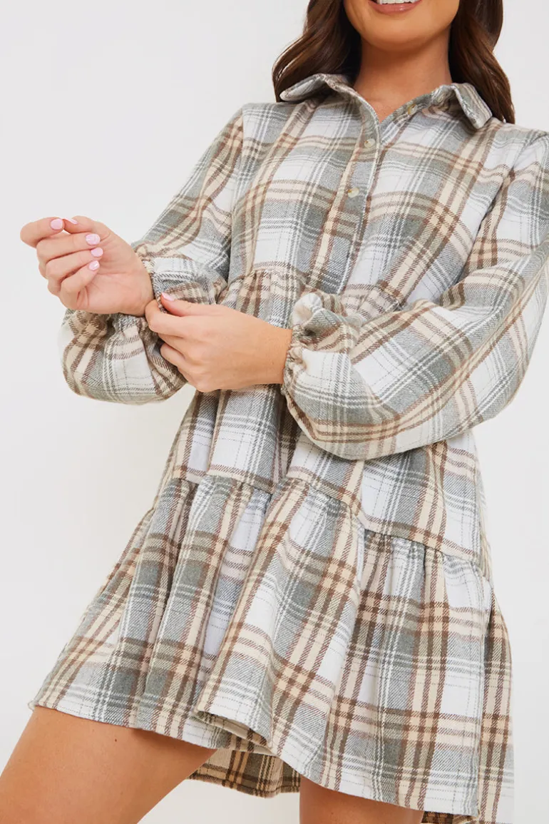 Collared Smock Dress