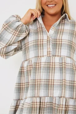 Collared Smock Dress