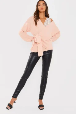 Contour' Leather Look Leggings