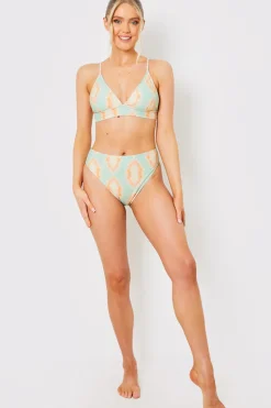 Control High Waist High Leg Bikini Bottoms