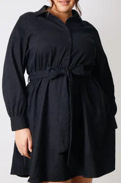 Corduroy Shirt Dress