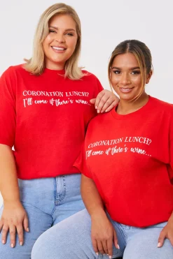 Coronation Lunch Slogan T-Shirt