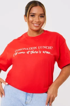 Coronation Lunch Slogan T-Shirt