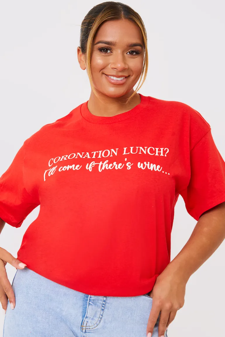 Coronation Lunch Slogan T-Shirt