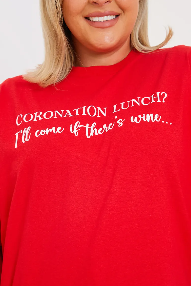 Coronation Lunch Slogan T-Shirt