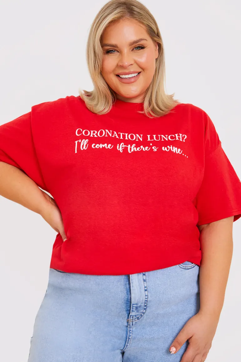 Coronation Lunch Slogan T-Shirt