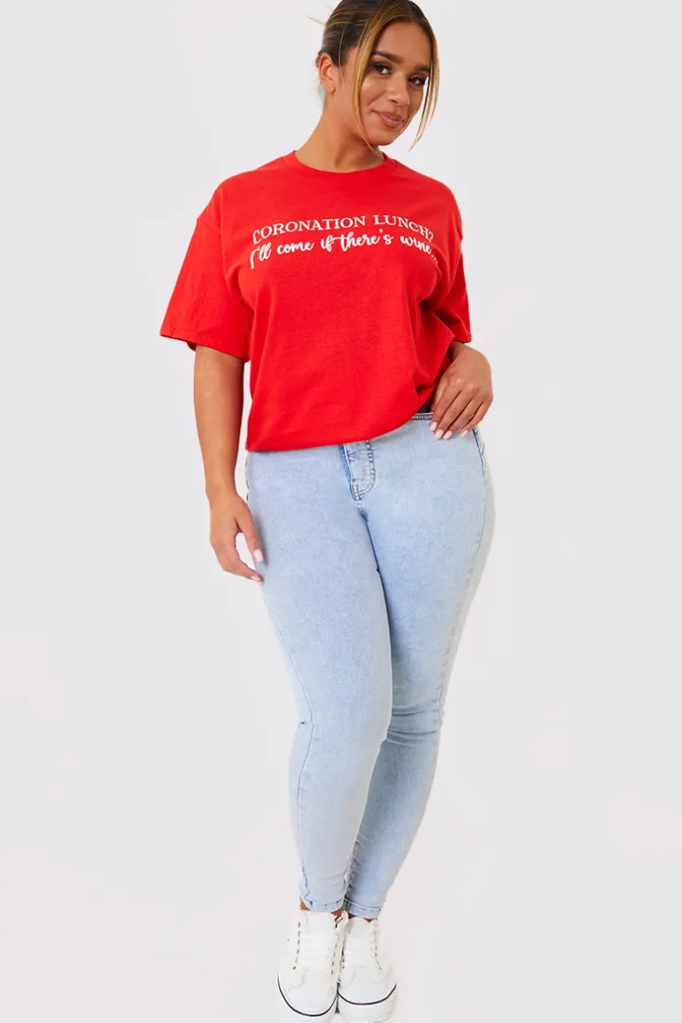 Coronation Lunch Slogan T-Shirt