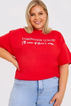 Coronation Lunch Slogan T-Shirt