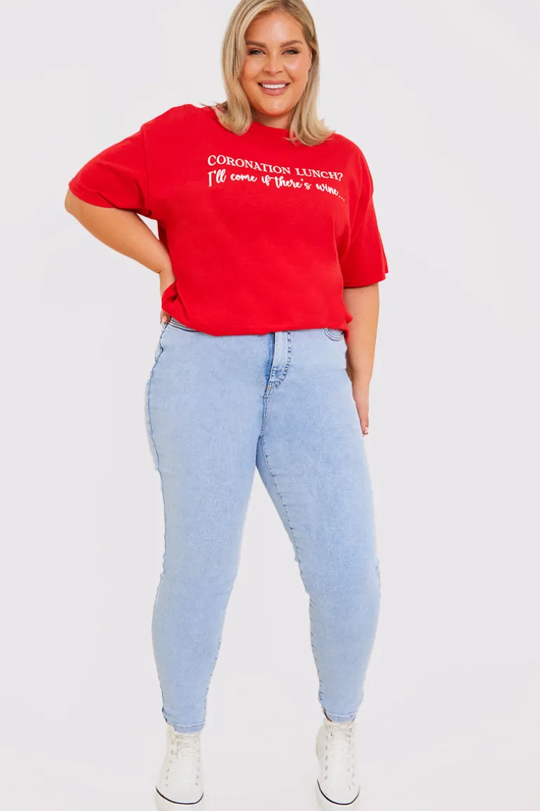 Coronation Lunch Slogan T-Shirt