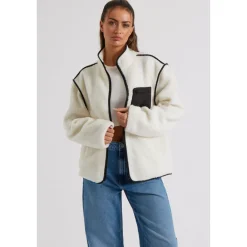 Cream Fleece Jacket