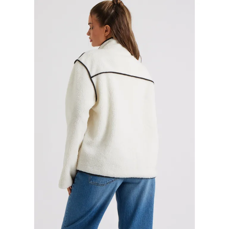 Cream Fleece Jacket
