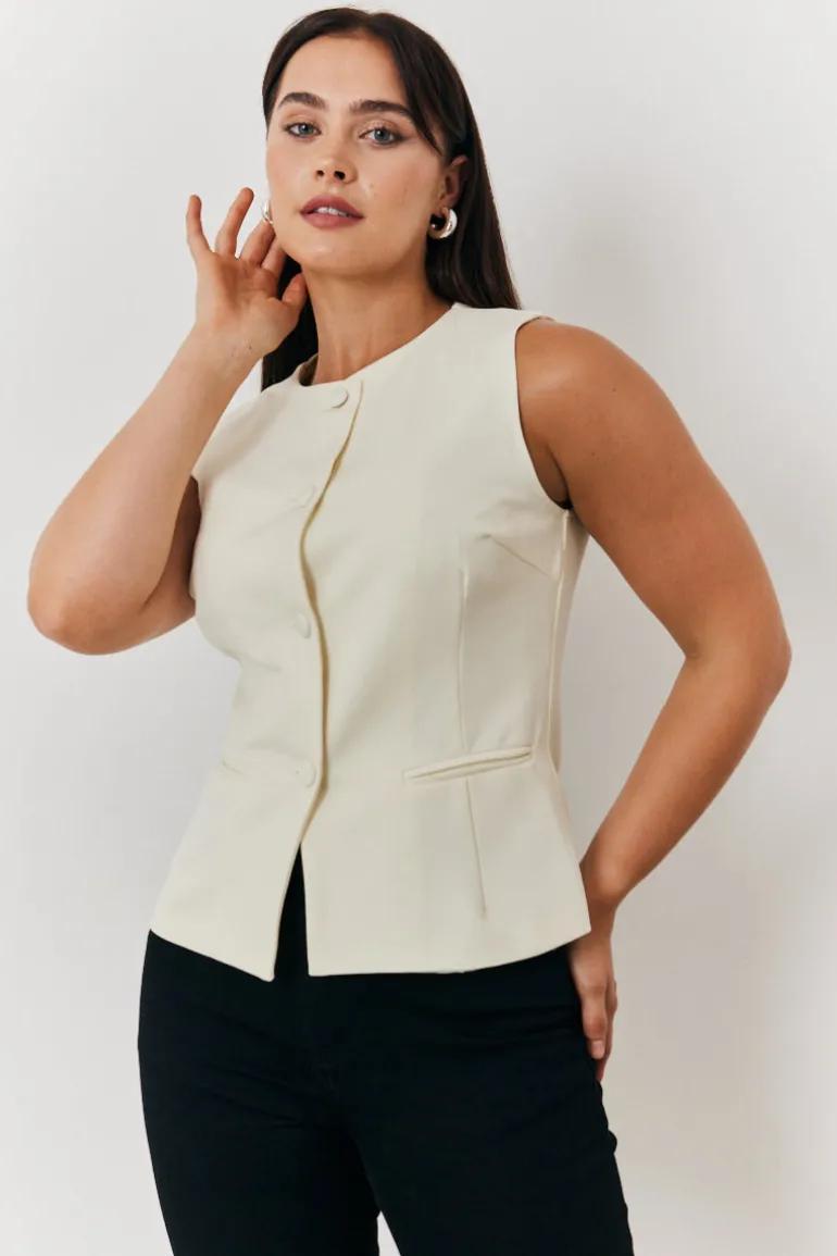 Crew Neck Waistcoat
