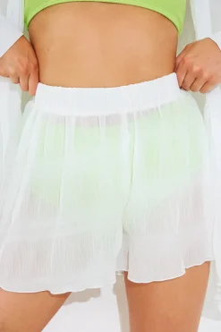 Crinkle High Waisted Floaty Shorts