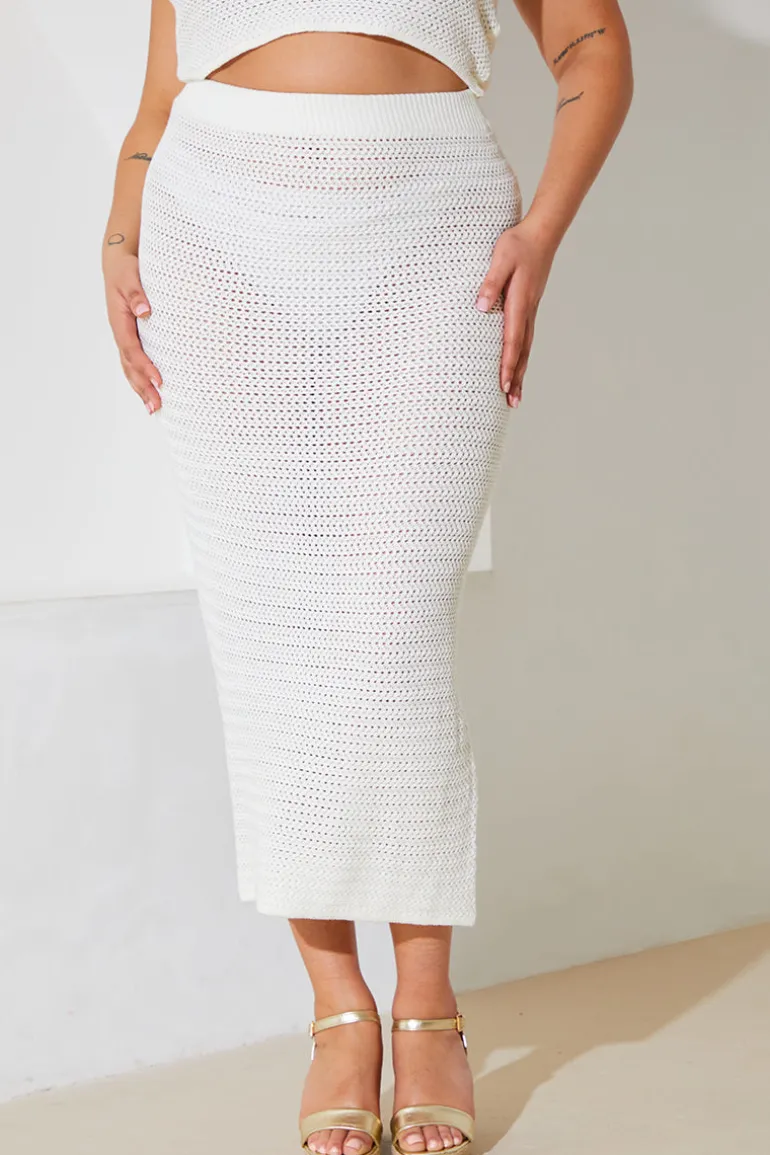 Crochet Midi Co-Ord Skirt