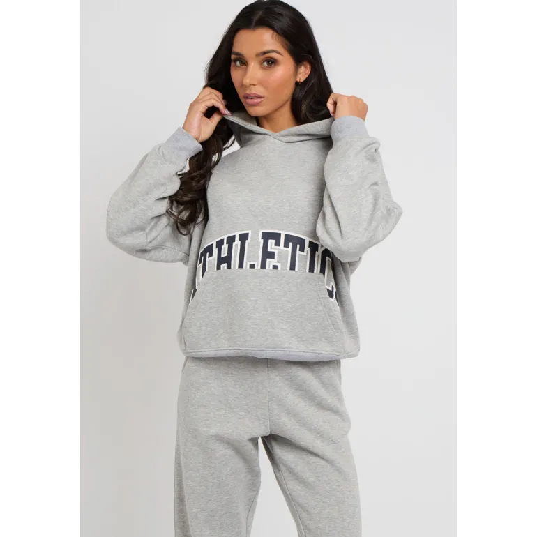 Cuffed Marl Grey Jogger