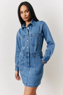 Denim Mini Dress