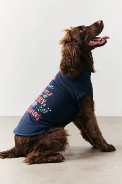 Dog Slogan Print Pyjama